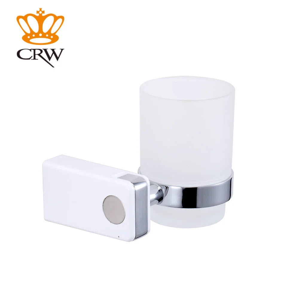 CRW держатель зубной щетки для стеклянного стакана стаканов с крюком настенное