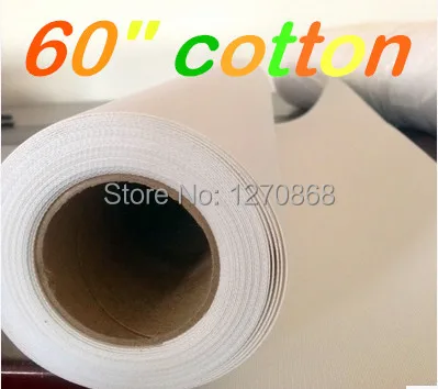 60 дюймов широкоформатная хлопковая матовая печать холст для струйного принтера