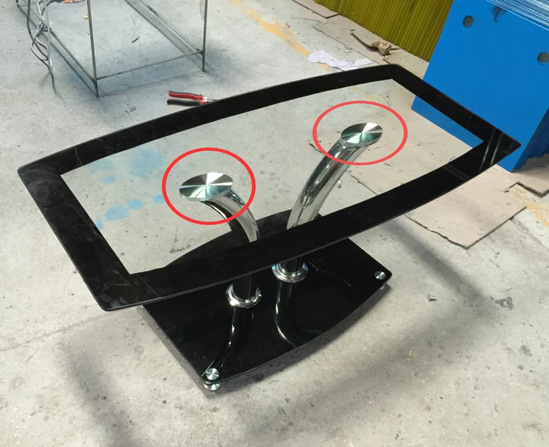 Бесплатная доставка 12 см кронштейн для мебели ножка журнальный стеклянный стол