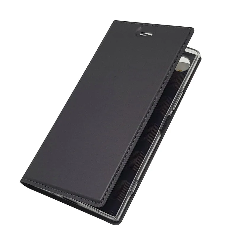 Роскошный кожаный чехол для Sony Xperia XZ1 случае G8341 G8342 Бумажник откидная крышка