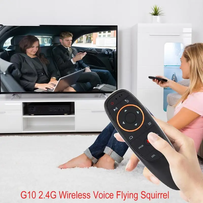 G10 2,4G беспроводной Air mouse Микрофон гироскоп ИК голосовой пульт дистанционного управления Поддержка Инфракрасный режим обучения