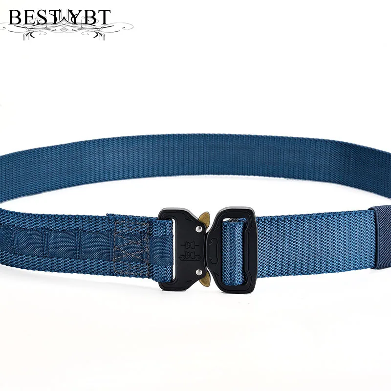 

Best YBT Unisex belt trend high quality Alloy Insert buckle Men belt outdoor youth Men and Women sport casual cowboy belt