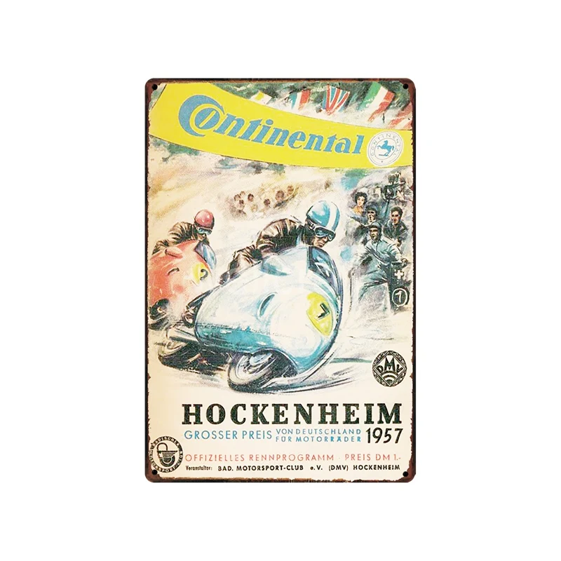[WellCraft] BSA Veapa Norton двигатель оловянный знак настенные плакаты художественная винтажная живопись индивидуальный Декор LT-1735 - Цвет: SL-10077
