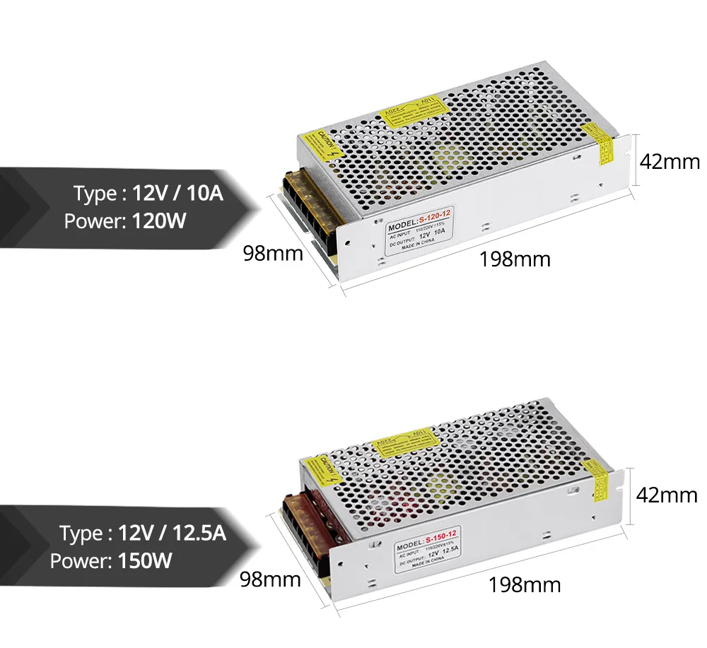 Питание DC 12V 1A 2A 3A 5A 10A 12A 15A 20A 30A 40A светильник ing трансформатор для Светодиодные ленты светильник переключения драйвер адаптера питания
