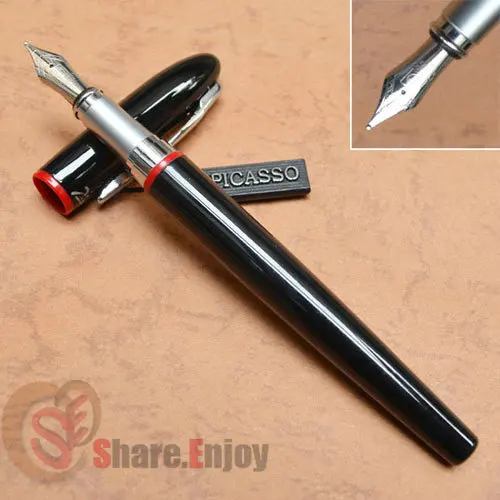 Only pen Пикассо 907 черный и красный Средний Перьевая ручка Монмартр - Цвет: Only pen