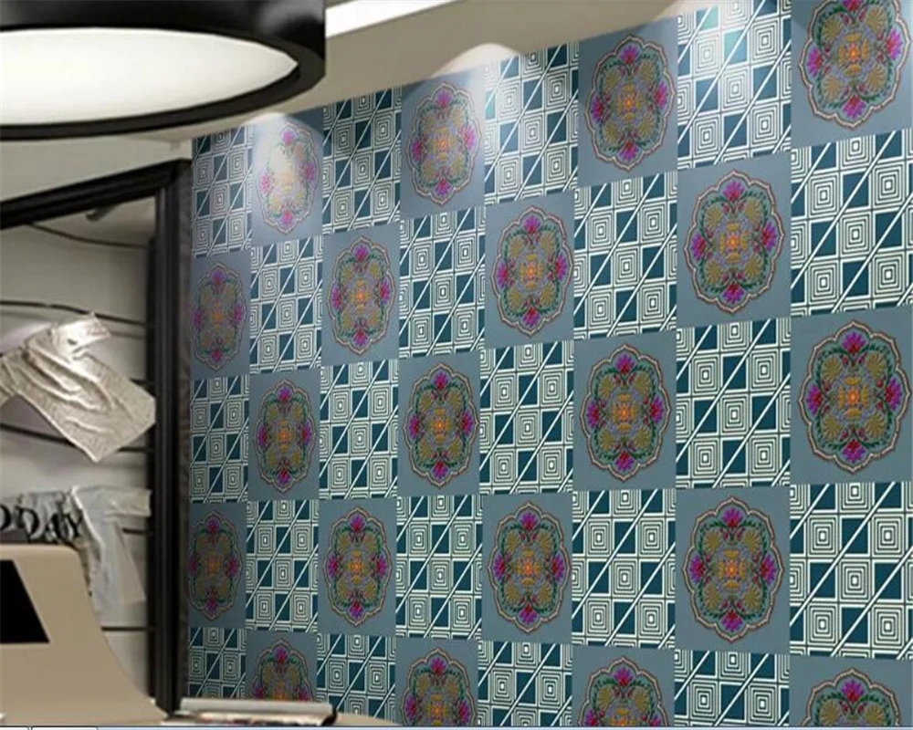 3d обои beibehang papel de parede шелковистые геометрические по индивидуальному заказу