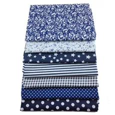 Syunss темно-синие облака печати хлопок ткань для DIY Tissu лоскутное Telas Швейные Детские игрушки платье постельные принадлежности Лоскутное Ткань Ремесло