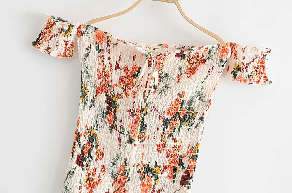 2019 женское сексуальное со спущенными плечами Плиссированное эластичное мини