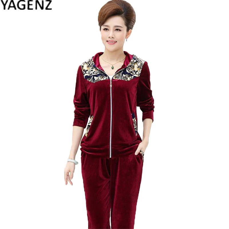 Женский спортивный костюм весна осень 2019 повседневный свободный Золотой