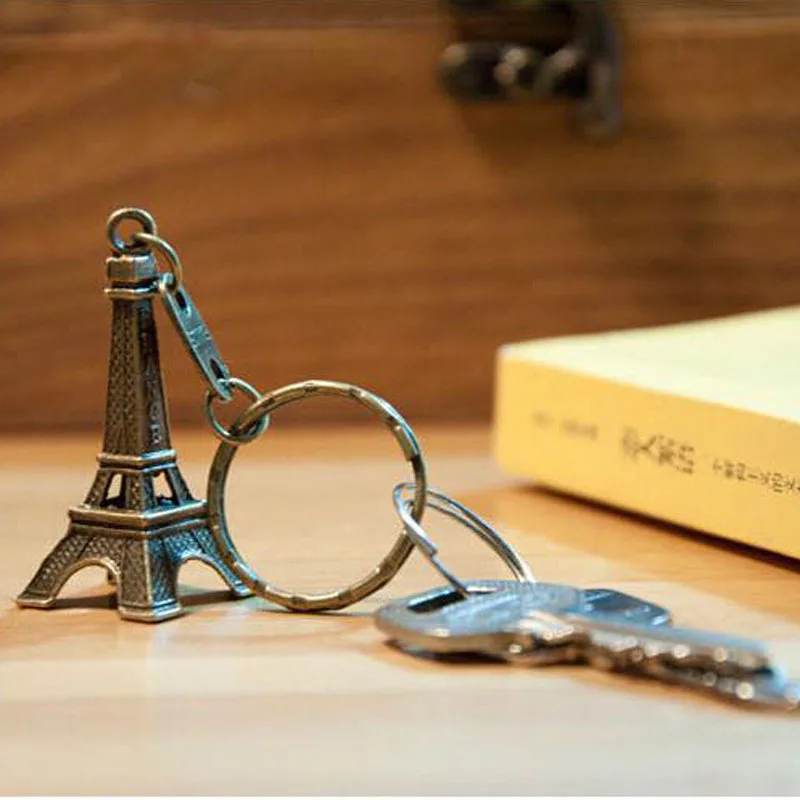 2 шт. Эйфелева башня брелок для ключей Сувениры Paris Tour Eiffel брелок украшения Key Holder свадебный подарок