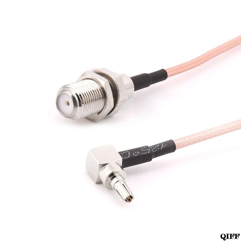 F Тип гнездо CRC9 мужской правый угол кабель RG316 Pigtail 15 см для HUAWEI модем