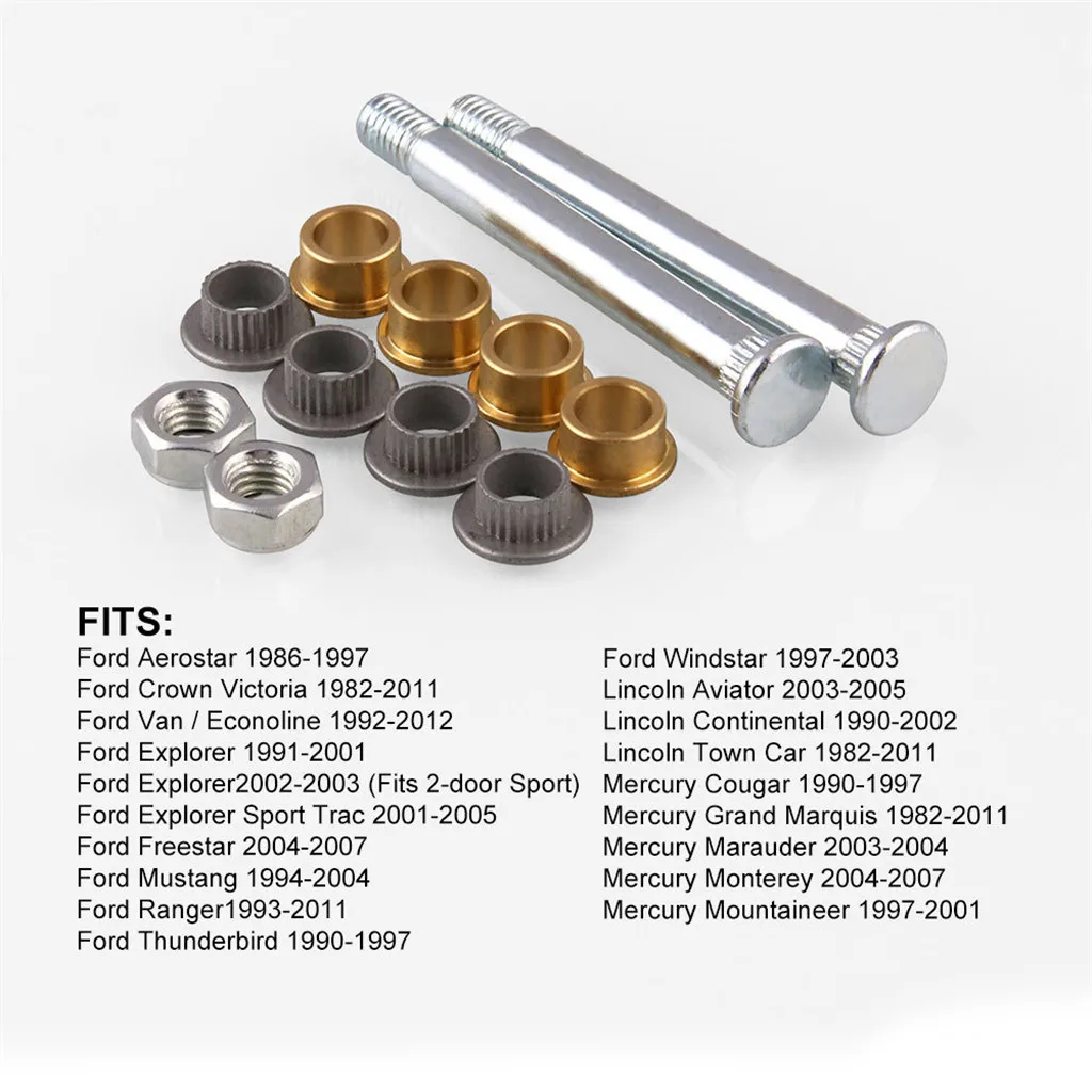 Ford Lincoln Mercury передний дверной шарнир и втулка Ремонтный комплект 2 pin 1 дверь vw t5 mazda 6 сверхмощная сталь
