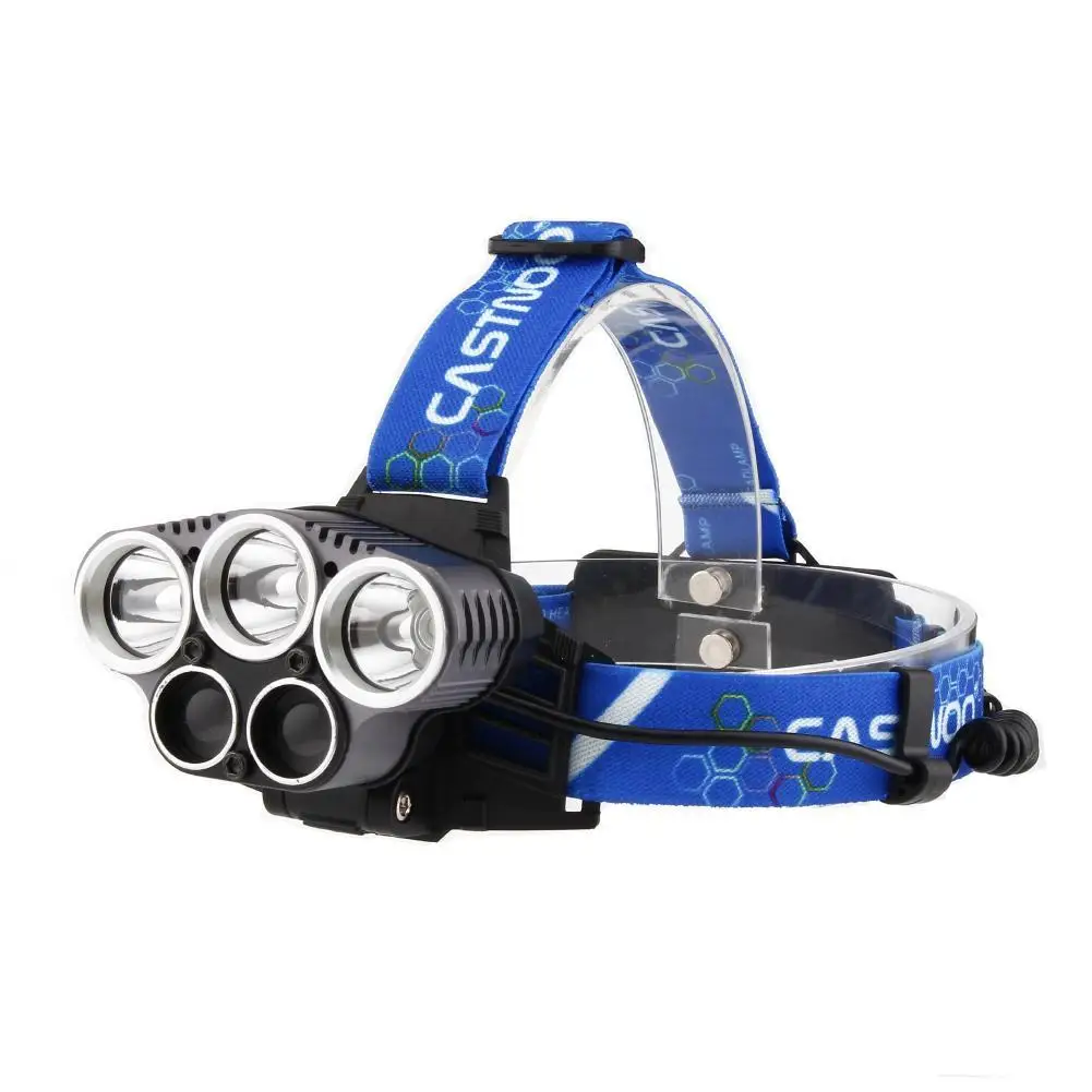 CASTNOO Heanlamp 10000 LM 5 LED Headlight USB Charge Modes Flashlight for Fishing use | Освещение