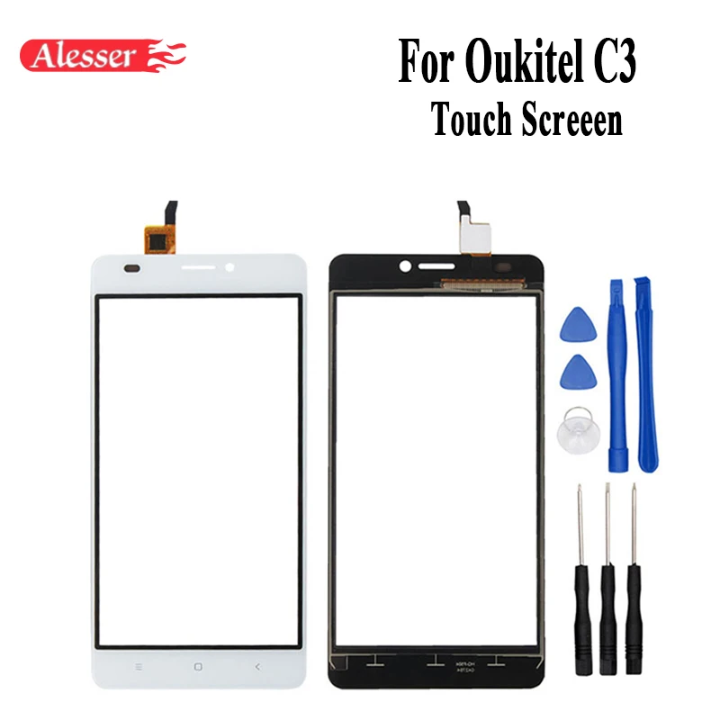 Alesser для Oukitel C3 сенсорный экран TP идеальный Ремонт Запчасти сенсорная панель +