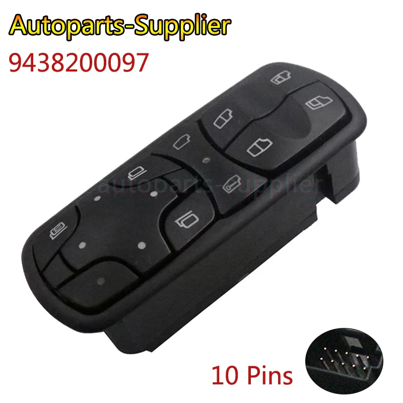 9438200097 Новый электрический переключатель окна автомобильный 12v для 1996-2004 Mercedes-Benz