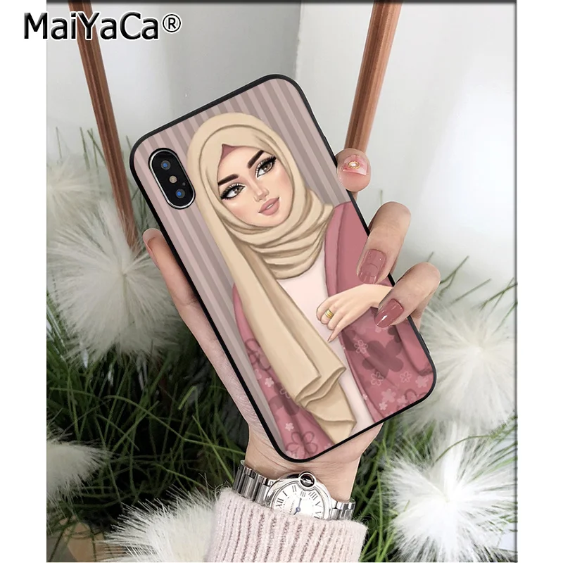 MaiYaCa исламский мусульманский хиджаби для девочек мягкий ТПУ чехол телефона iPhone X