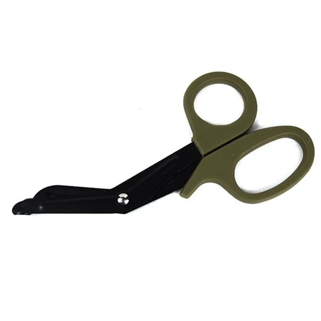 Tan 18,3 см EMT EDC Тактические многофункциональные спасательные ножницы травма Марля IFAK аварийная первая помощь ножницы открытый дом утилита Tijera - Цвет: Tan