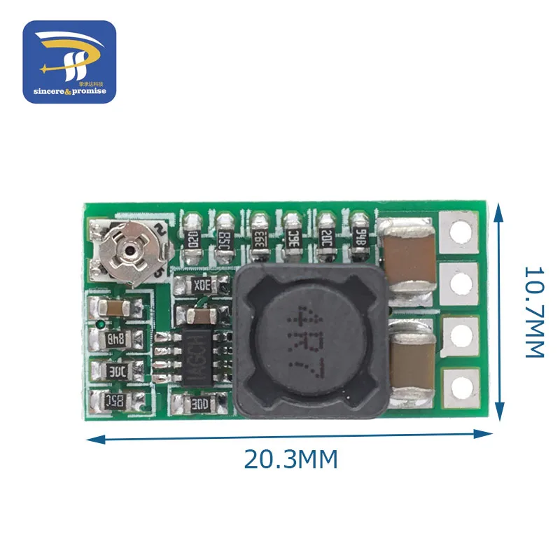 1 шт мини DC-DC 12-24 В до 5 В пост 3A понижающий модуль питания напряжение понижающий преобразователь Регулируемый 97.5% 1,8 V 2,5 V 3,3 V 5V 9V 12V