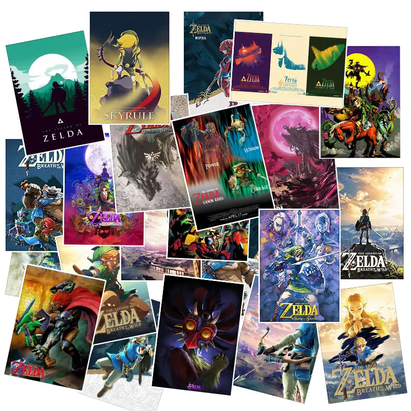 25 шт./упак. не повторяет легенда о Зельде аниме наклейки для автомобиля ноутбука