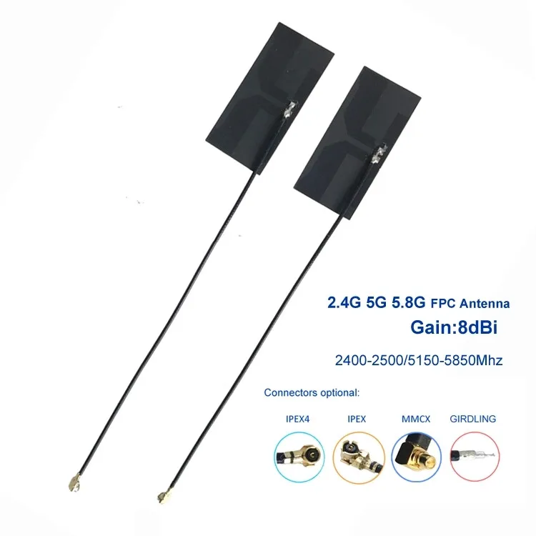 2,4/5,8 wifi PCB PFC антенна клейкий монтажный 1,13 коаксиальный кабель IPEX антенна 10 шт/партия