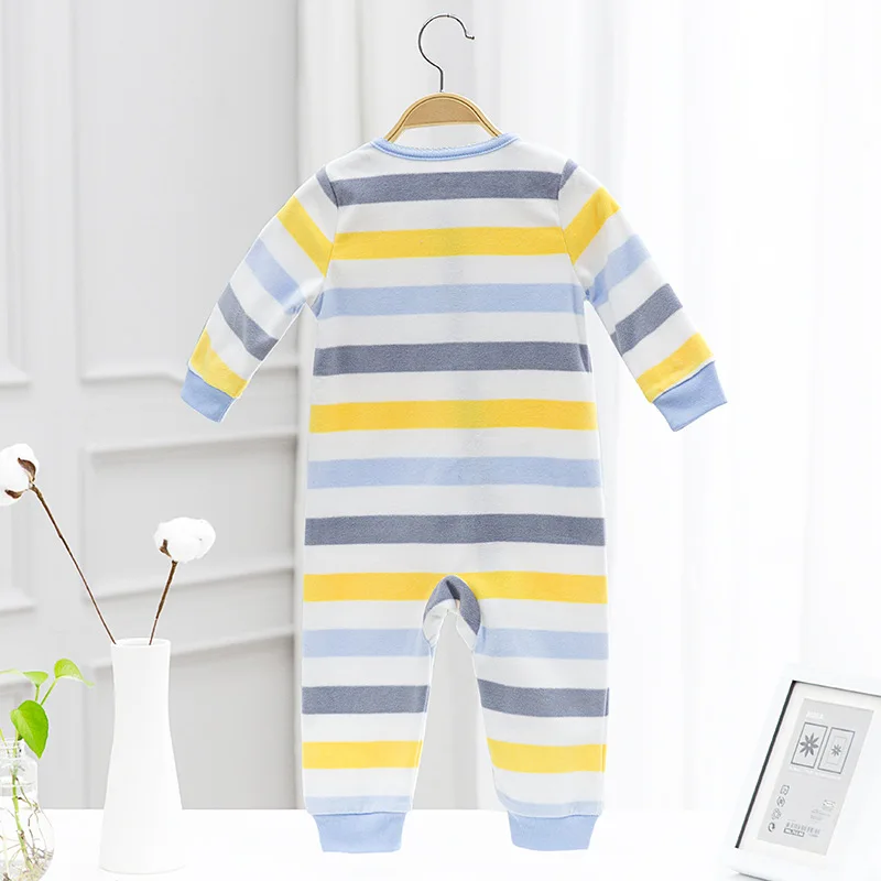 Детская одежда, bebes, комбинезон с воротником, флисовые пижамы для новорожденных, одежда для маленьких мальчиков, одежда для маленьких мальчиков, комбинезоны, верхняя одежда