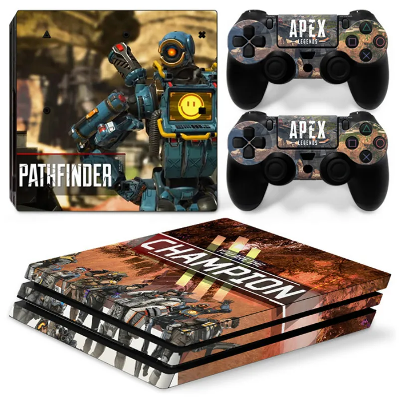 Съемная Виниловая наклейка для PlayStation 4 Pro консоль с 2 контроллерами PS4 наклейки