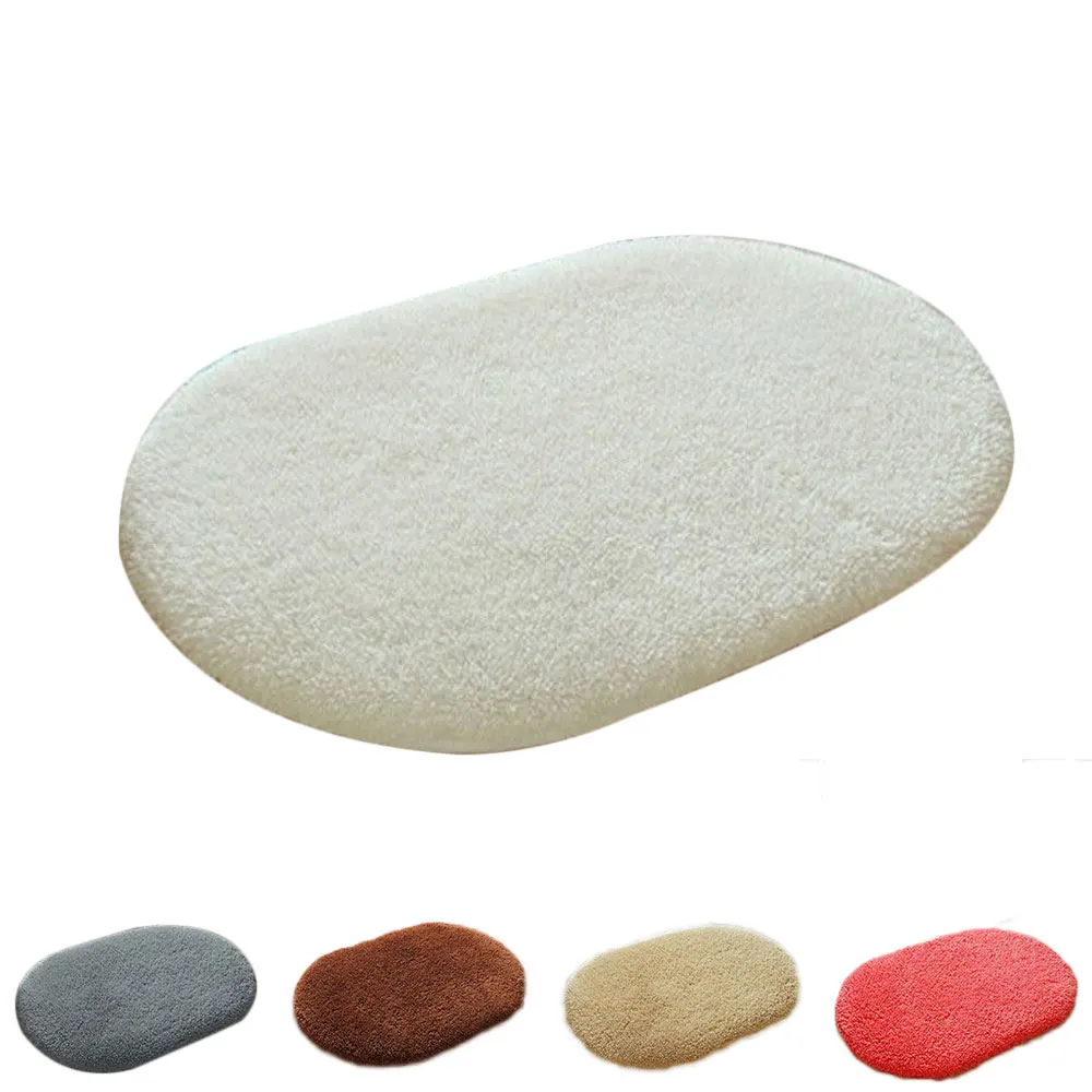 Противоскользящий пушистый ворсистый абсорбирующий коврик для спальни ванной