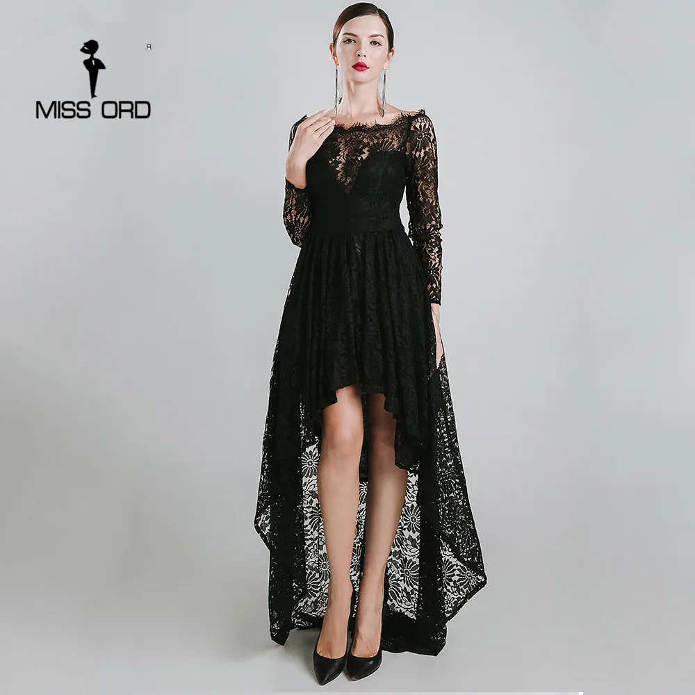 Платье MISS ORD с длинным рукавом и кружевной строчкой FT4763 2020|dress dress dress|lace long sleeve