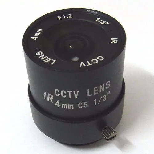 4 мм F1.2 CS Mount Fixed IR lens 1/3 &quotCCTV Security Camera 78 градусов View Angle (SL 4012F)|ir lens|cs mountlens ir |