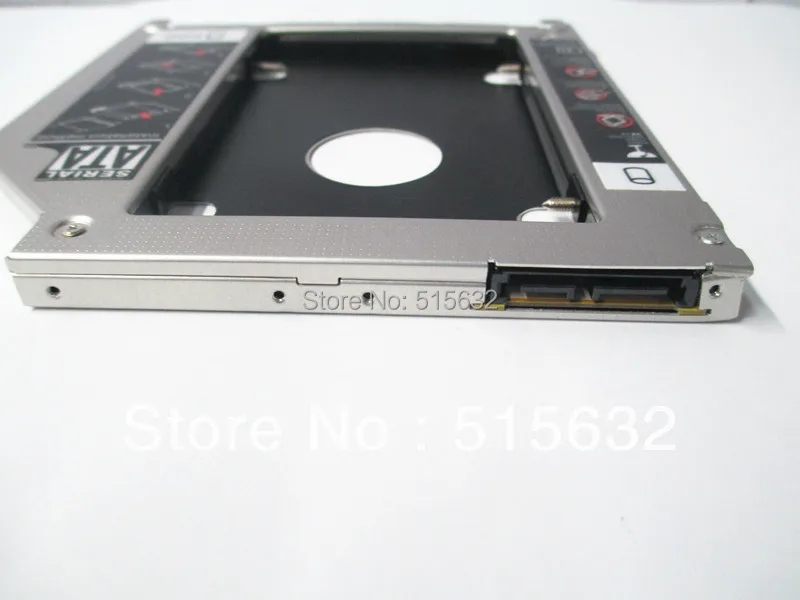 Полностью алюминиевая улучшенная версия 9 5 мм SATA 2ND HDD SDD Супер жесткий диск caddy для