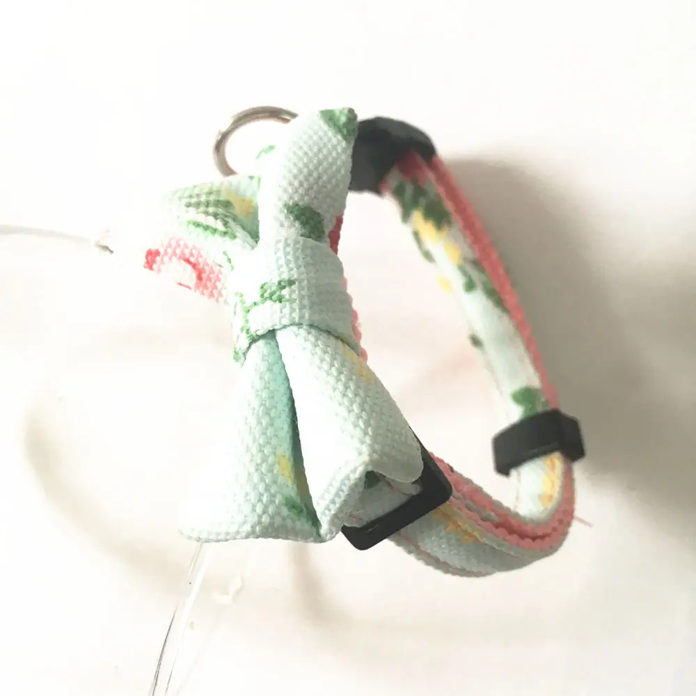 Новое поступление нейлоновый хлопковый цветочный принт ошейник и поводок для