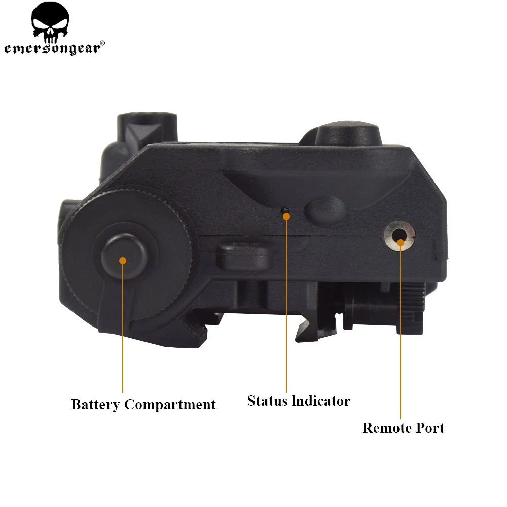 EMERSONGEAR тактическая стрельба LA PEQ-15 красное лазерное устройство светодиодный фонарик IR Len ATPIAL для страйкбола AEG принадлежности для охоты