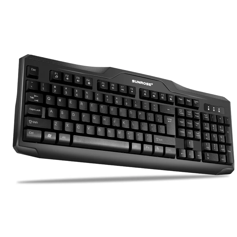 SunRose клавиатура Игровой набор клавишная мышь USB фотоэлектрический легкая форма