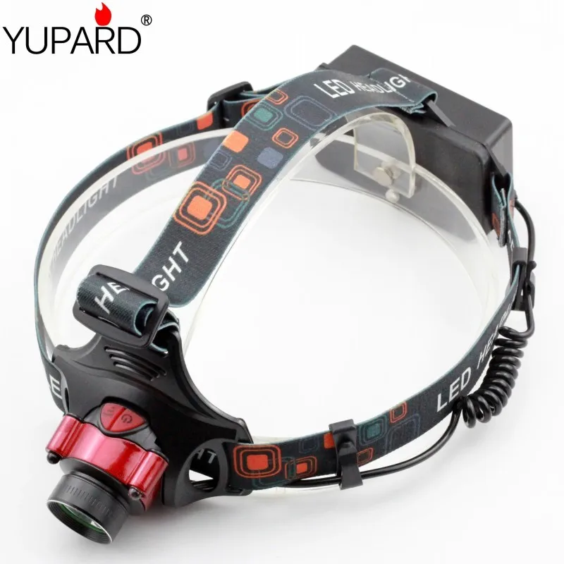 

YUPARD 3 Mode XM-L T6 LED Inductive Headlight Infrared Sensors Headlamp Rechargeable Torch Light For Camping Fishing