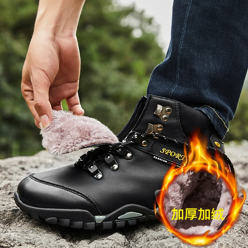 New Hot Style Men Hiking Shoes Winter Outdoor Walking Jogging Mountain Sport Boots Climbing Sneakers Free Shipping | Спорт и