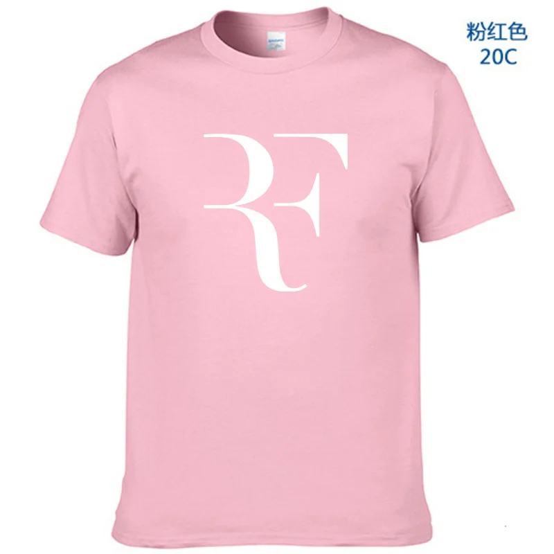 Летняя модная футболка с буквенным принтом Мужская футболка для фитнеса Roger Federer Homme уличная хлопковая Футболка в стиле хип-хоп