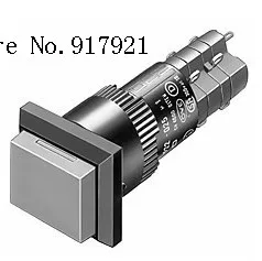 

[ZOB] Switzerland imports EAO 01 series illuminated pushbutton switch 16mm diameter rectangular gold contact voltage 250V --2PC