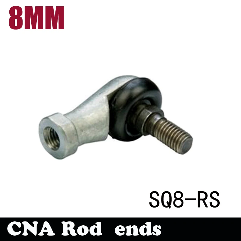 Лучшая цена, SQ8 M8, отверстие 90 градусов, соединитель, шаровой шарнир, концевой подшипник, 8 мм, Штекерная сталь