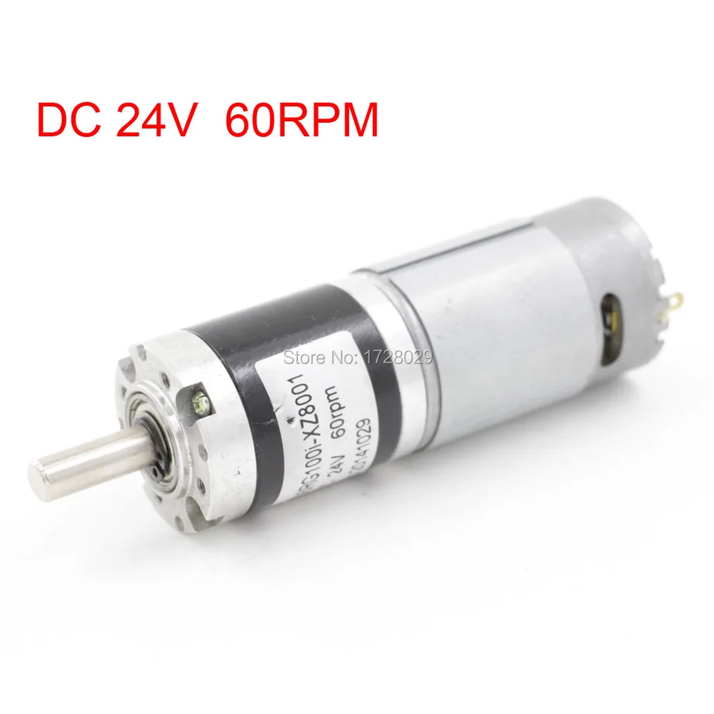 Флуоресцентный редукторный двигатель диаметром вала 24 В постоянного тока 60