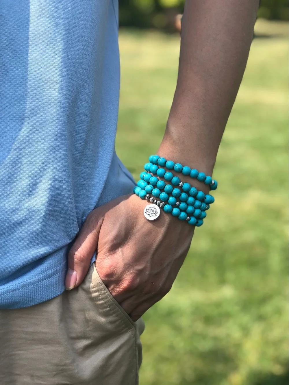 Мужской 8 мм браслет с цветком лотоса или ожерелье камень 108 бусины Будда дерево жизнь талисманы браслет для женщин пара ювелирных изделий подарок для девочек