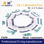 15 шт.лот Green FKM резиновые уплотнительные кольца CS1.8mm ID4.54,8755.155.35.666.36.76.9*1,8 мм уплотнительные кольца, уплотнительное кольцо, шайба