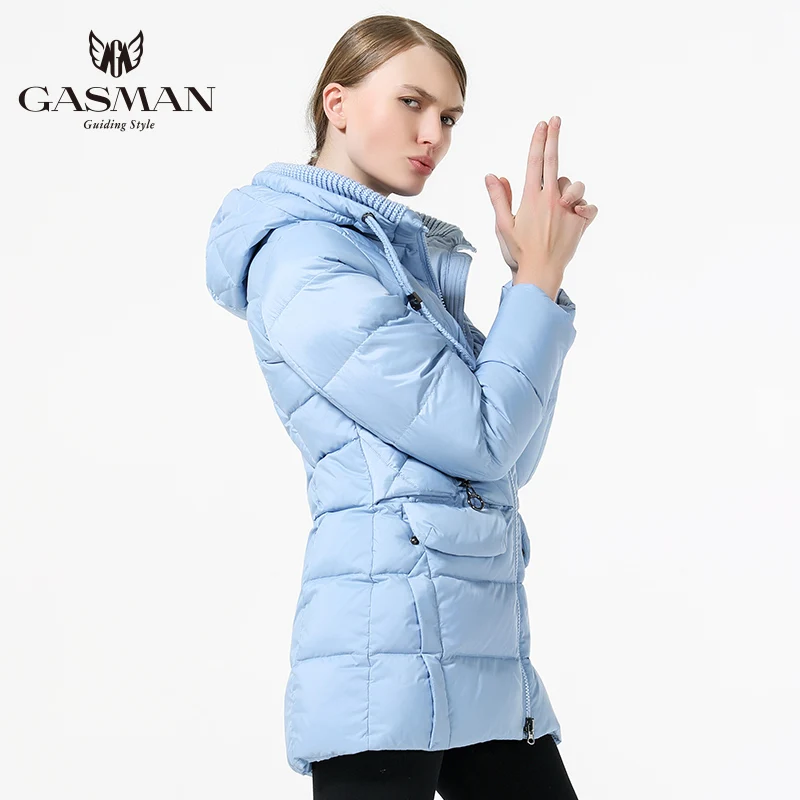 2019 открытое теплое пальто Средней Длинны Модный зимний Женский Пуховик с