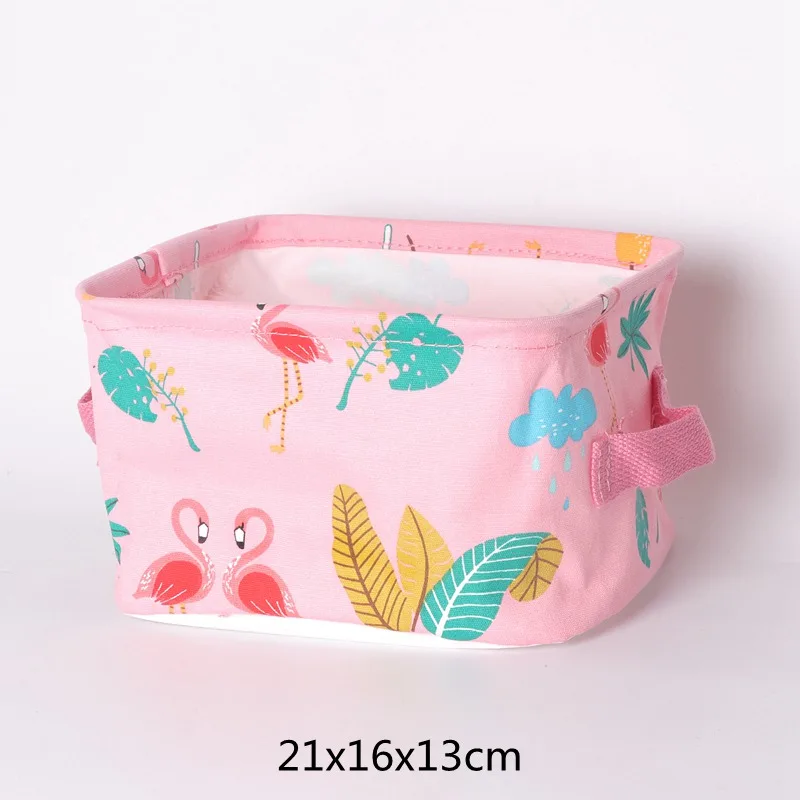 Pink leaf flamingo Женская косметичка, косметичка для макияжа, настольная сумка для хранения, органайзер для мелочей, с животным принтом, косметички для ванной комнаты - Цвет: Pink leaf flamingo