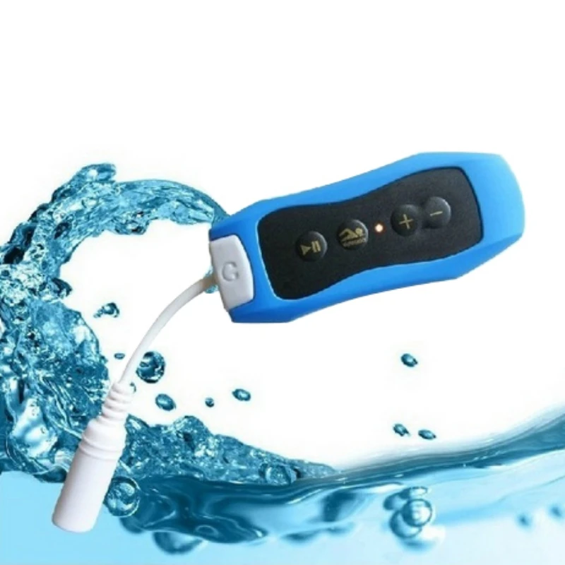 EDASL 4 ГБ/8 ГБ mp3 клип Водонепроницаемый IPX8 Mp3 плеер с наушниками/fone de ouvido fiio для плавания Дайвинг