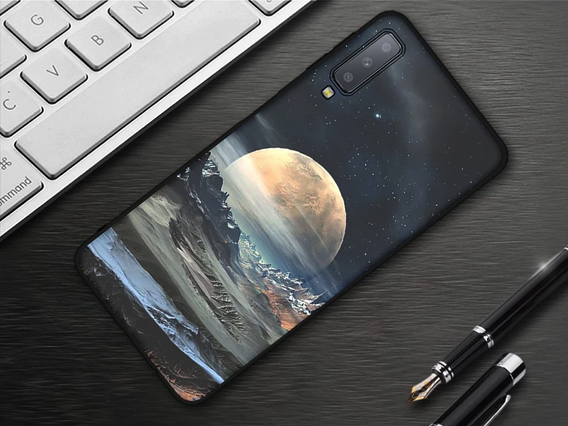 EiiMoo силиконовый чехол для телефона для samsung Galaxy A7 чехол A750F мультяшный тонкий мягкий чехол для samsung Galaxy A7