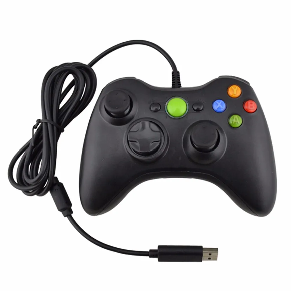 Проводной ПК 360 геймпад USB игровой контроллер для ПК Джойстик не совместим только для xbox 360 PC