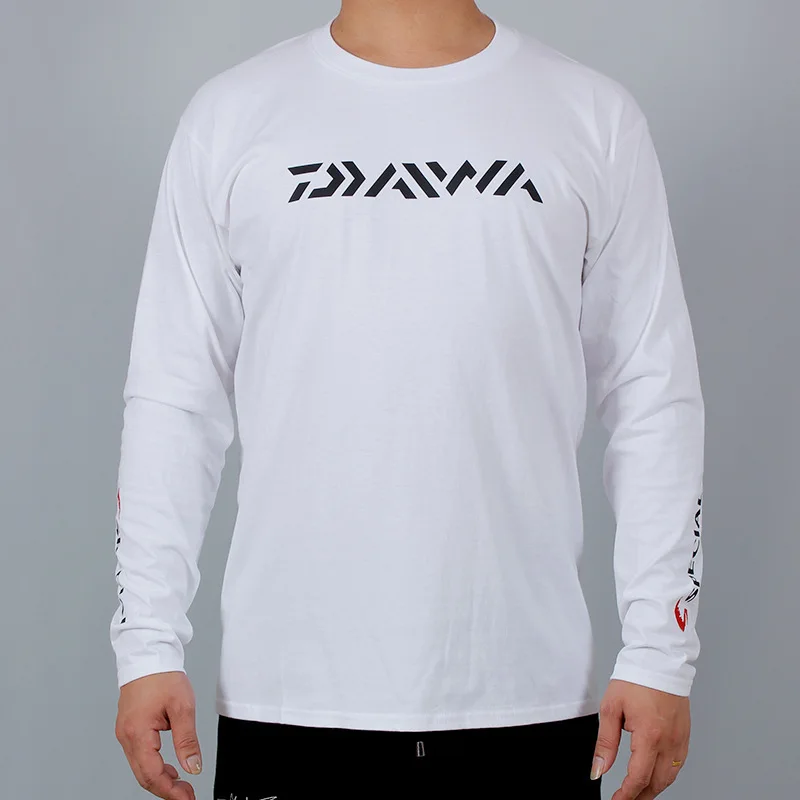 2018 Новинка Daiwa Осенняя Спортивная рыболовная футболка одежда для рыбалки с