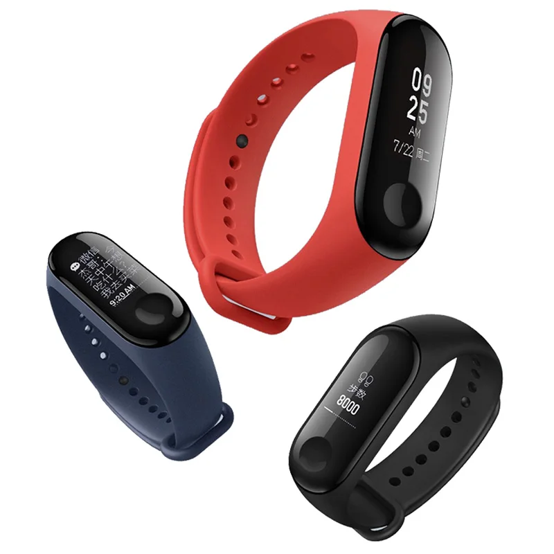 Глобальная версия Xiaomi Mi Band 3 0 78 большой OLED сенсорный экран Смарт Браслет фитнес