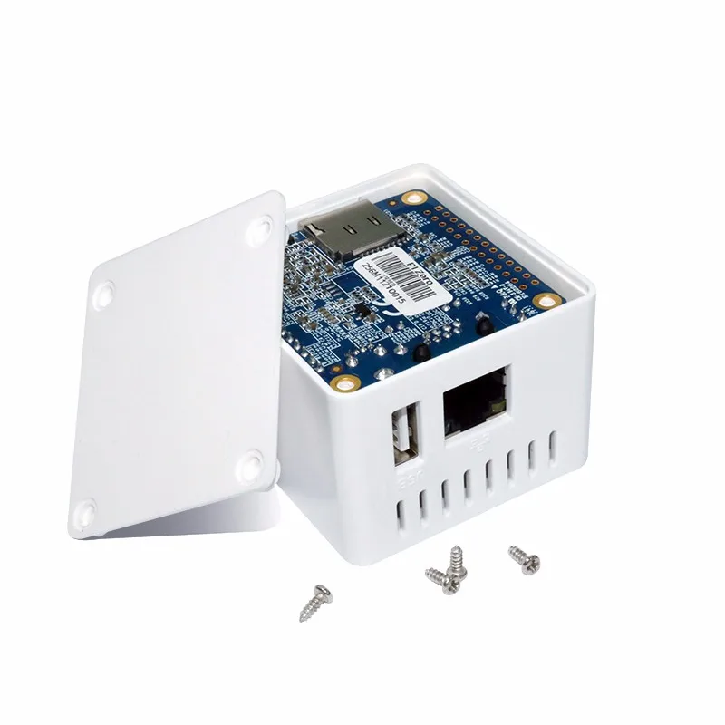Оранжевый Pi Белый защитный чехол, ABS чехол, подходит только для Orange Pi Zero, не могу удерживать Плата расширения внутри