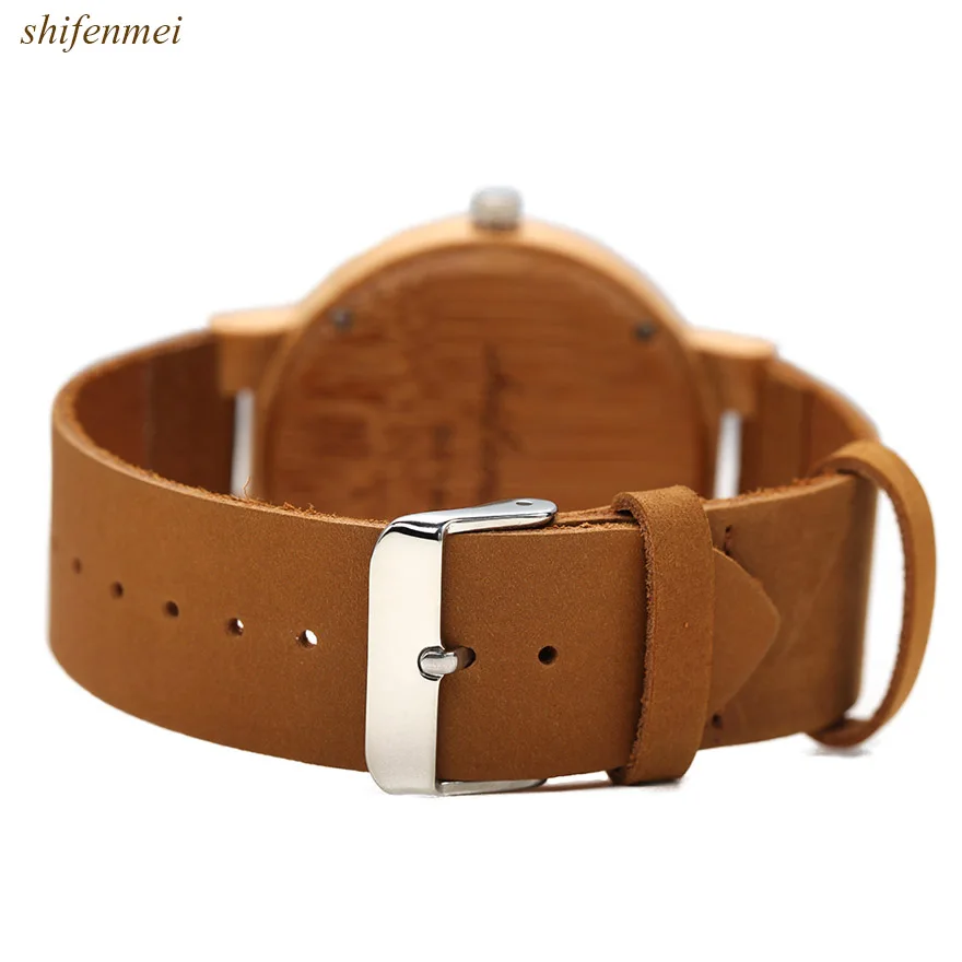 Роскошные деревянные часы без номера Креативные мужские reloj madera relogio masculino montre